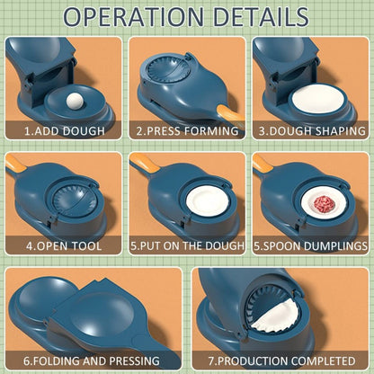 2 in 1 Dumpling Maker or Samosa Maker