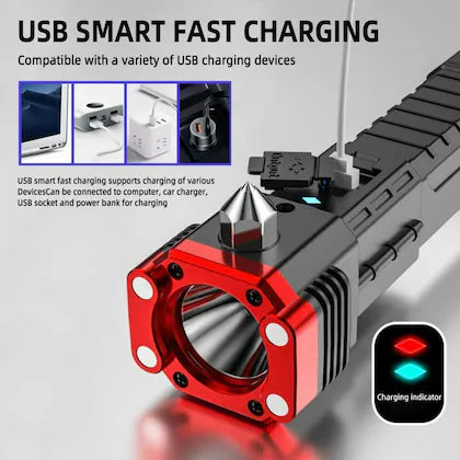 Long Distance Beam Range Car Rescue Torch