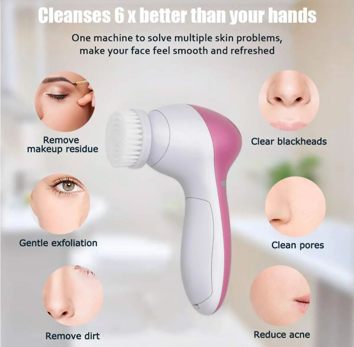 Mega Sale Offer - Imported 5 in 1 Beauty Care Massager