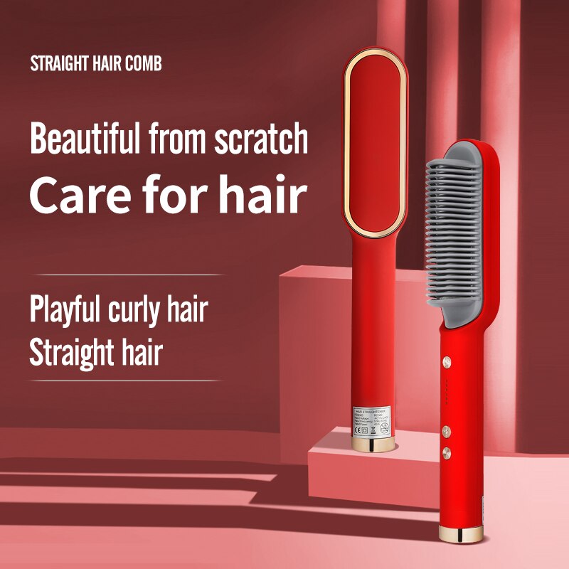 Multifunctional Professional Hair Comb Straighteners