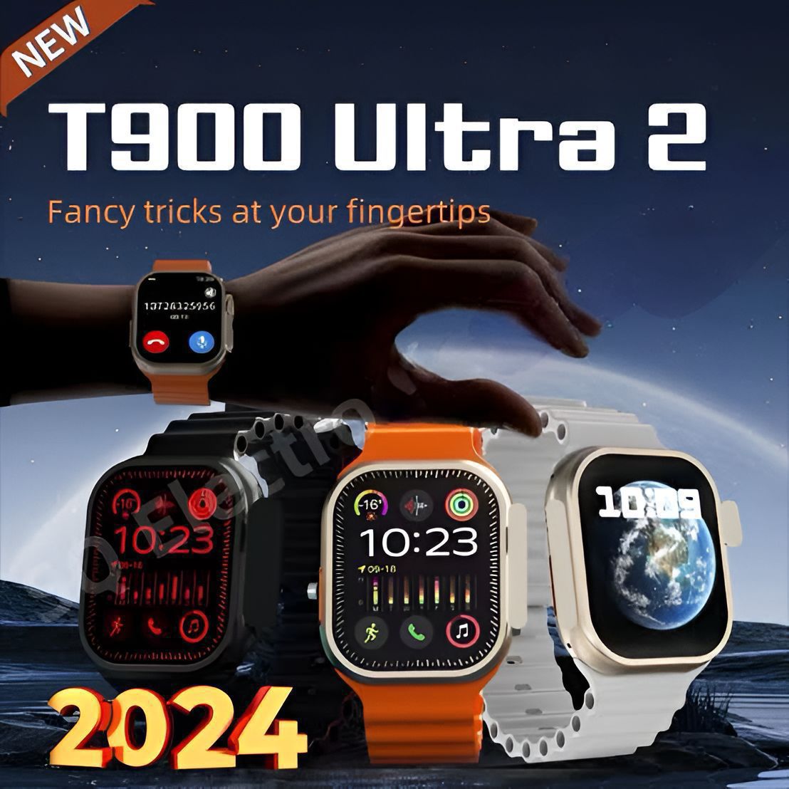 T900 Ultra2 Upgraded Model Smart Watch with Charger