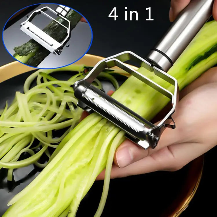 Steel Dual Blade Vegetable Peeler Slicer Shredder Scraper