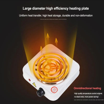 Mini Electric Heater Stove with Adjustable Temperatures