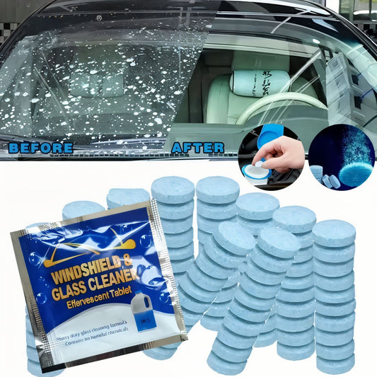 Water Dissolving Cleaning Tablets For Car Windshield Home and Outdoor Use