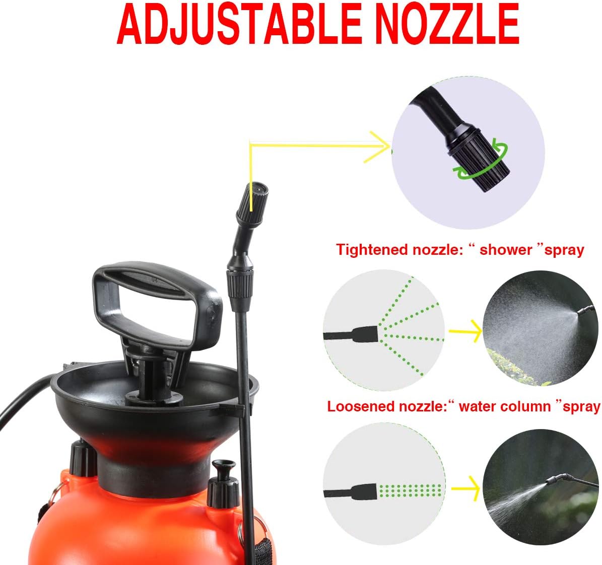 Garden Portable Sprayer 1.3 Gallon